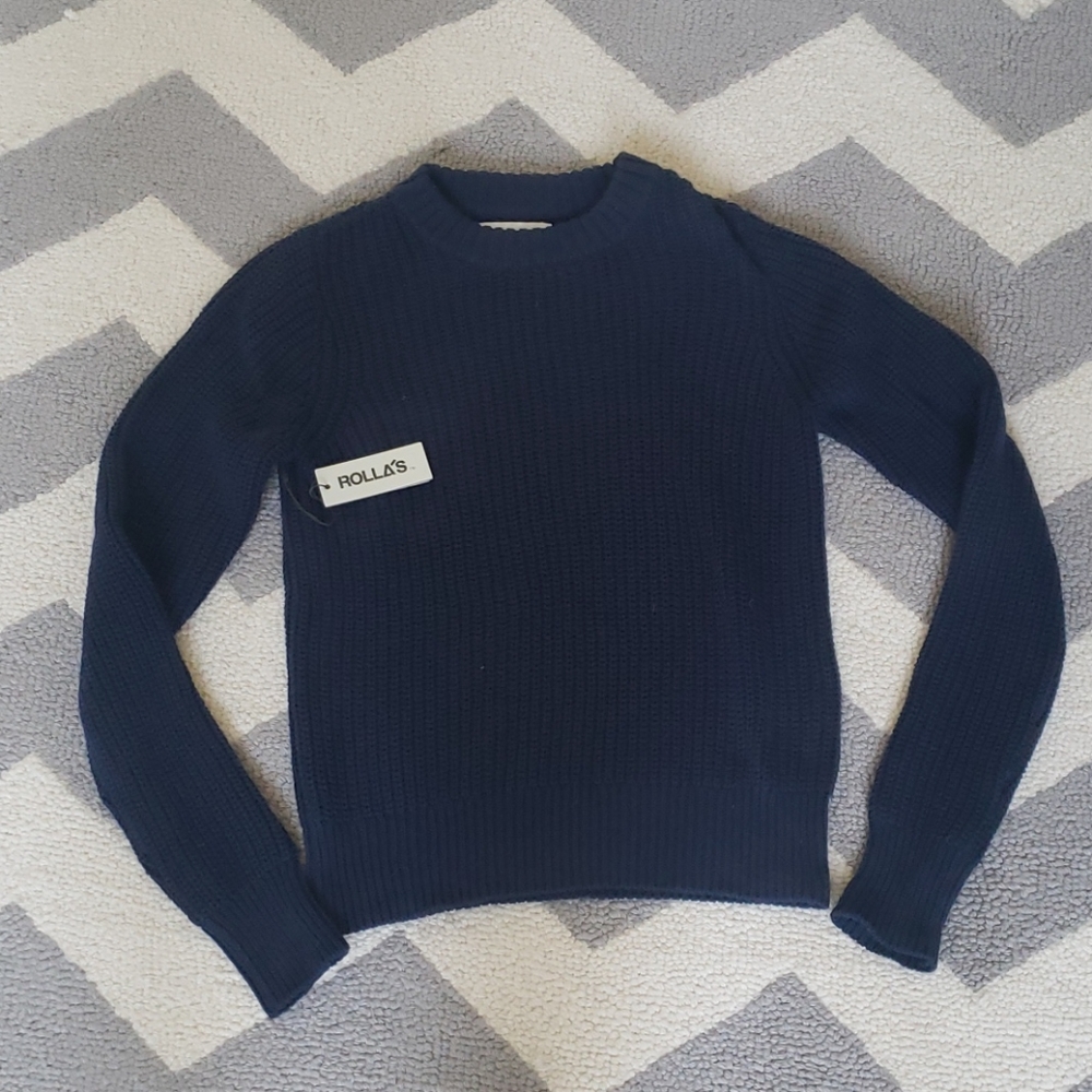 Navy Knit Sweater